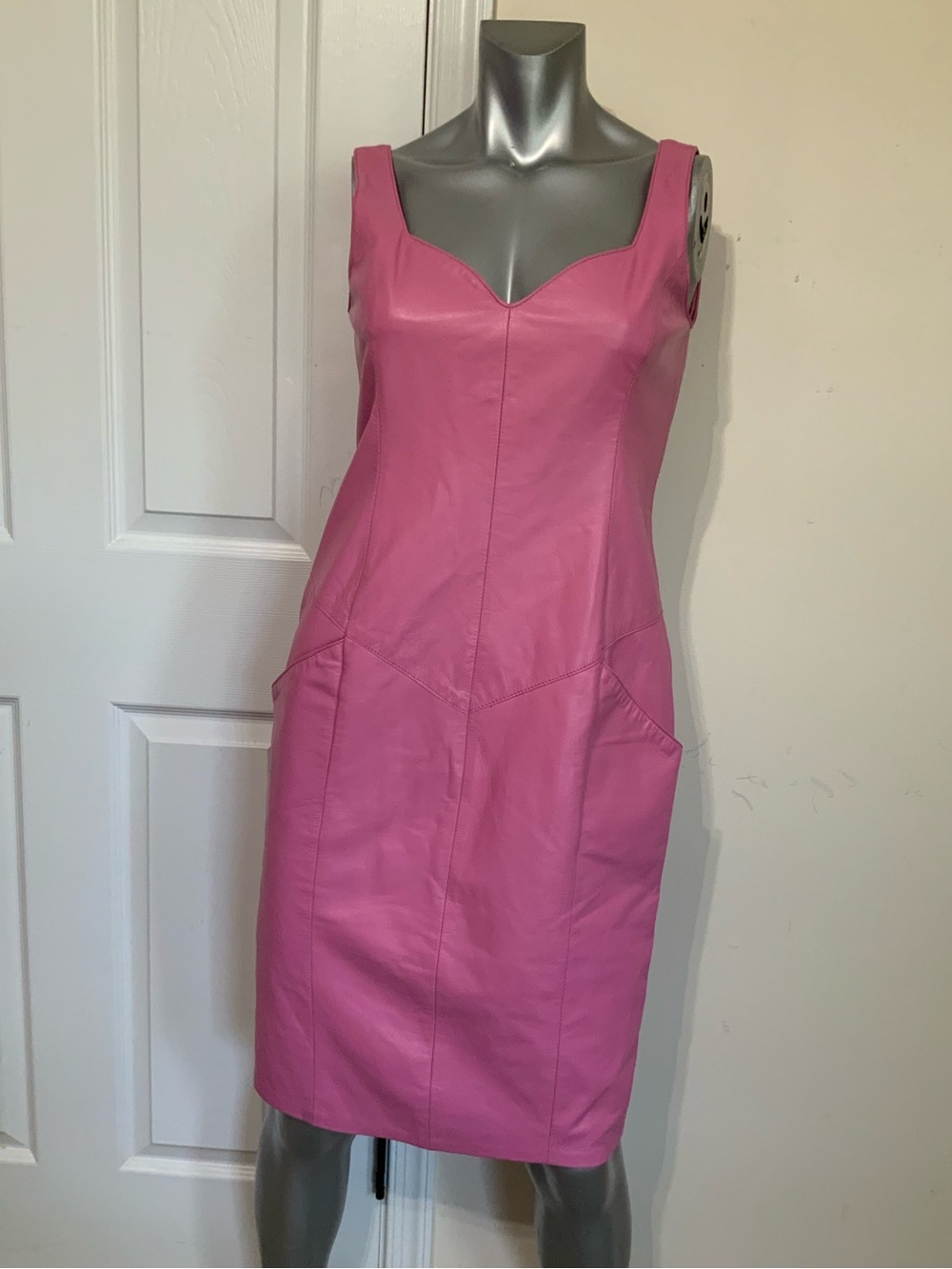 Vintage Noviello Bloom Genuine Leather Dress Size 8
